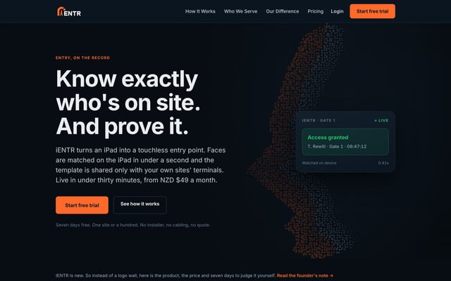 iENTR website